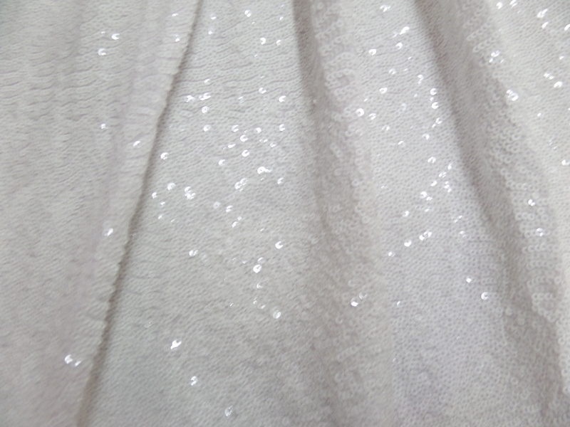 4.White Show Up Sequins